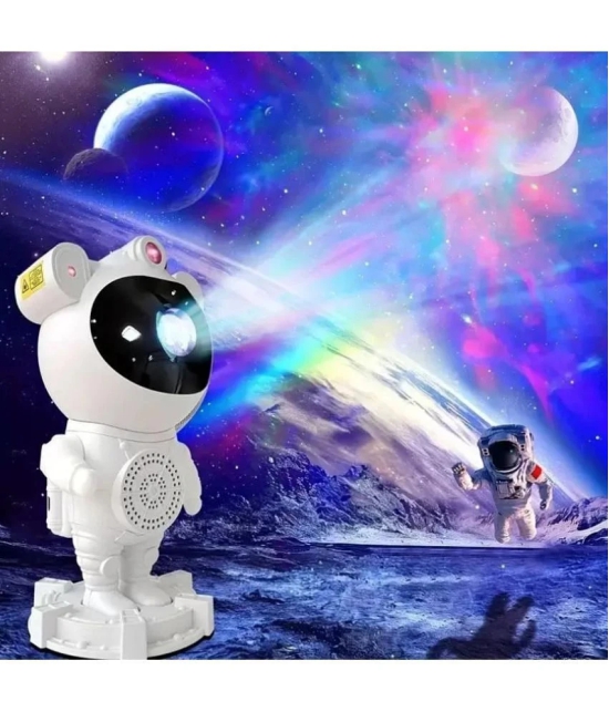 COREGENIX ASTRONAUT 5 W Bluetooth Speaker Bluetooth V 5.1 with USB,LED lights Torch Playback Time 8 hrs White - White