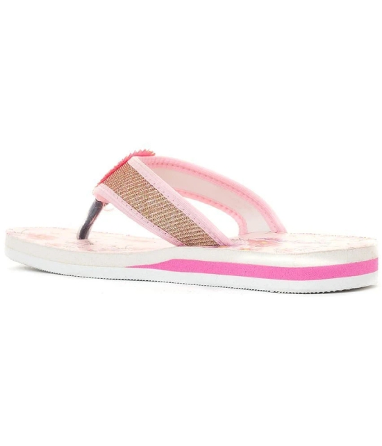 Adrianna Pink Flat Slip Ons for Girls - None