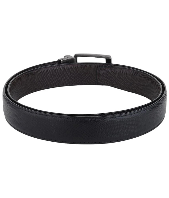 samtroh - Black PU Mens Reversible Belt ( Pack of 1 ) - None