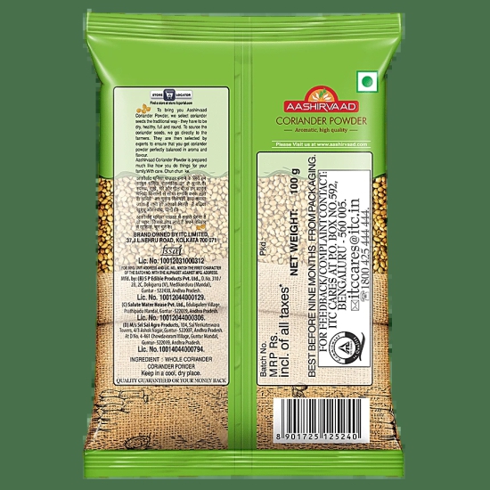 Aashirvaad Coriander Powder, 100 G