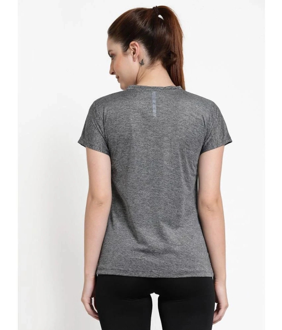 Uzarus Grey Polyester Tees - Single - None