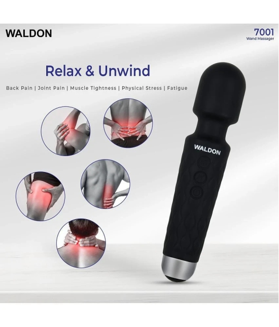 WALDON 7001 Black Portable Manual Massager