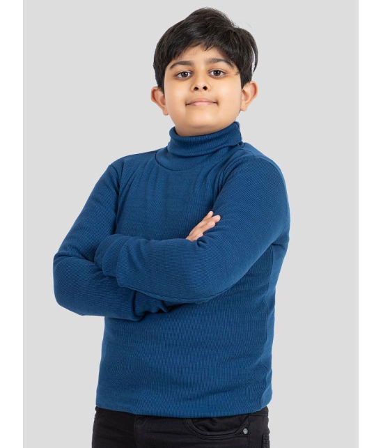 YHA - Indigo Woollen Boys T-Shirt ( Pack of 1 ) - None