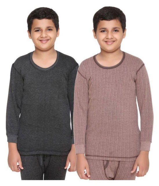 Vimal Jonney Premium Blended Multicolor Thermal for Boys(Pack Of 2) - 6-7 Years