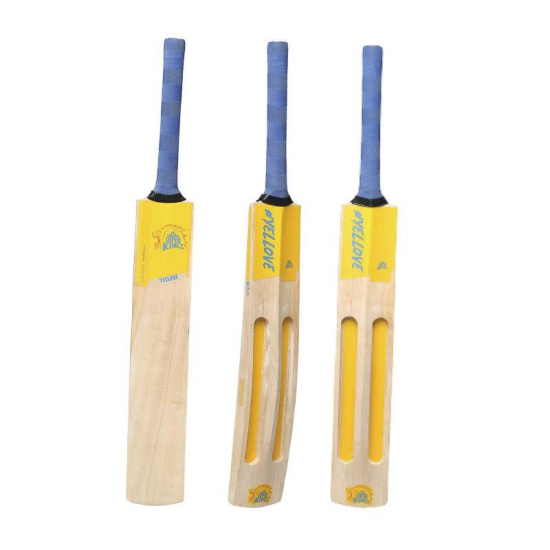 CSK Yellove - Cut Frame Tennis Bat-5 / Yellow / Popular Willow Bat