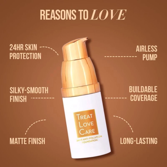 Best Deal Treat Love Care 24 HR Anti-Pollution Foundation