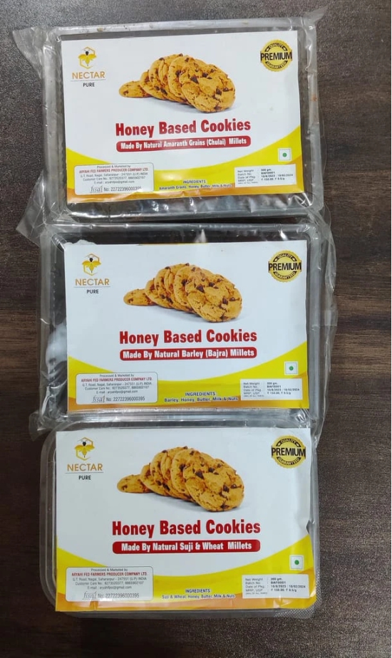 Honey Based Cookies Combo Pack (Bajra+Chulai+Ragi)