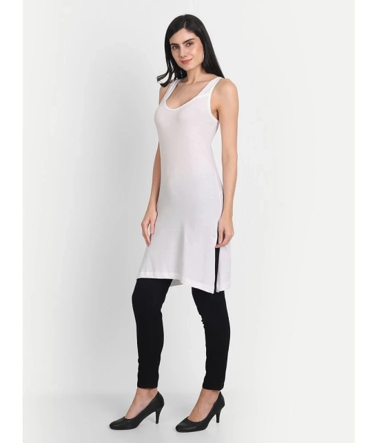 AIMLY Cotton Tanks - White Single - None