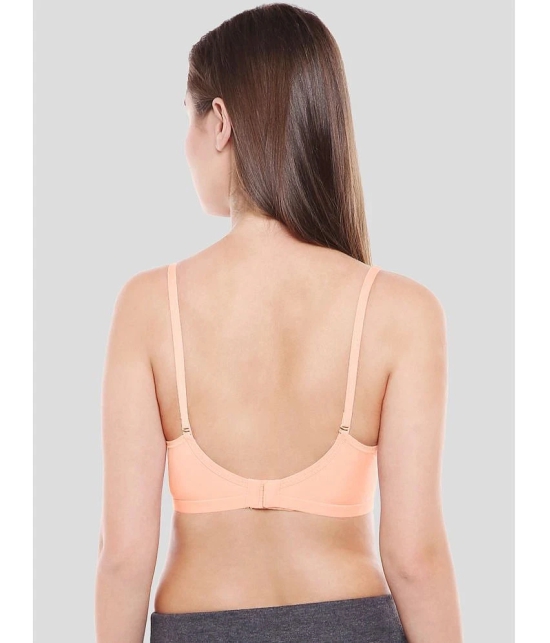 Bodycare Peach Cotton Lightly Padded Womens Everyday Bra ( Pack of 1 ) - None