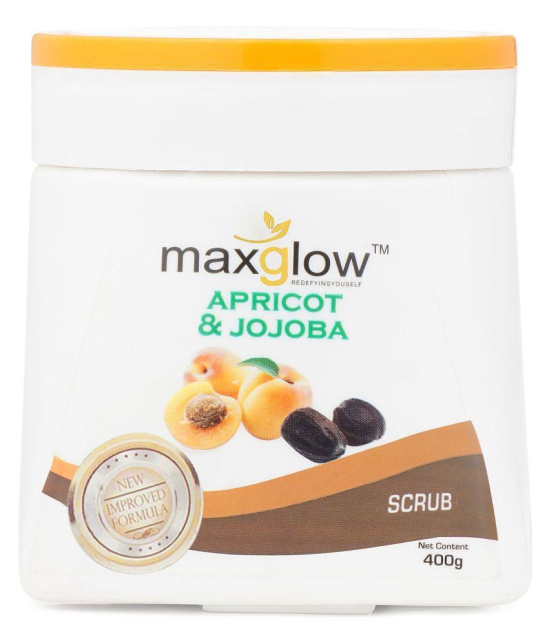 MaxGlow APRICOT AND JOJOBA SCRUB Facial Scrub 400 gm