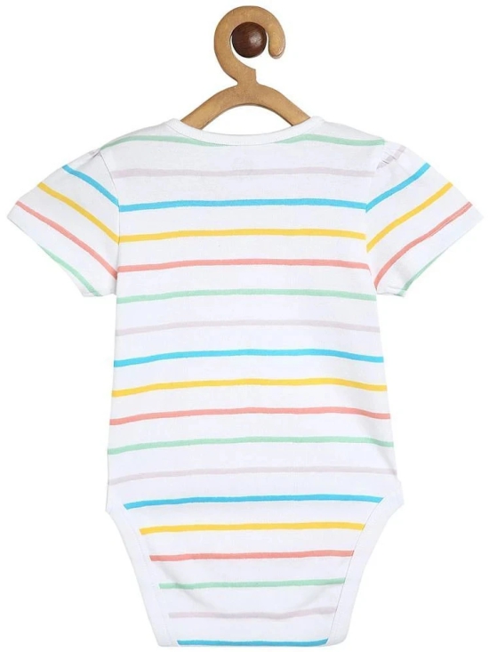 MINI KLUB Pack of 3 Baby Girls Cotton Bodysuit ( Multi Color ) - None