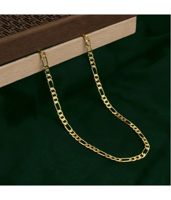 FASHION FRILL - Gold Plated Chain ( Pack of 1 ) - Golden