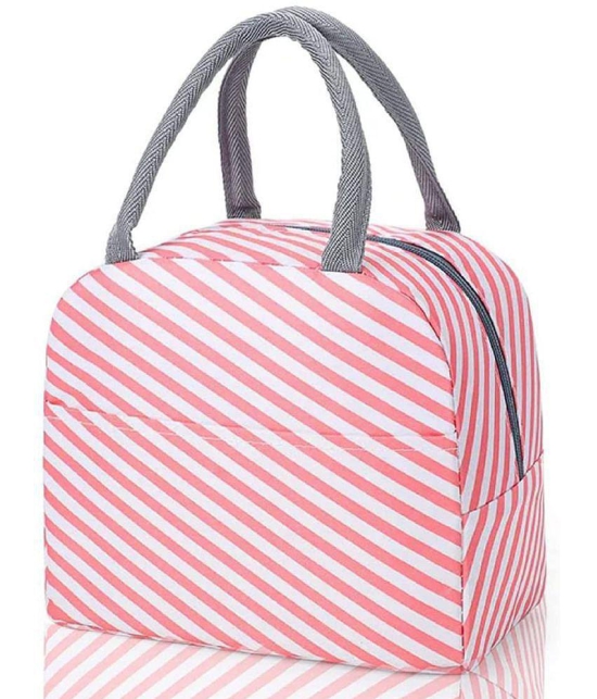 House Of Quirk - Pink Polyester Lunch Bag - Pink