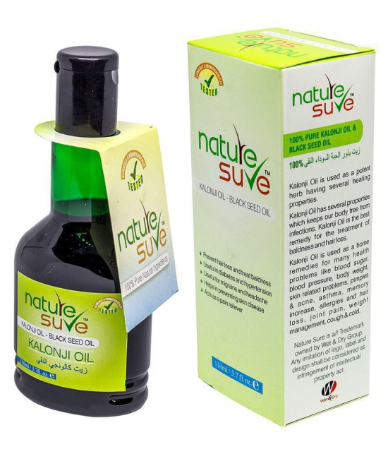 Nature Sure Combo - Kalonji Oil 110ml, Jonk Tail Leech Oil 110ml and Hair Growth Oil 110ml