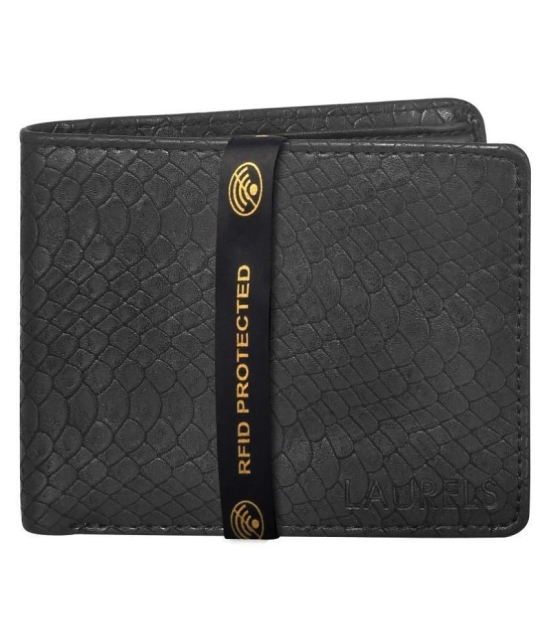 Laurels Faux Leather Black Fashion Regular Wallet