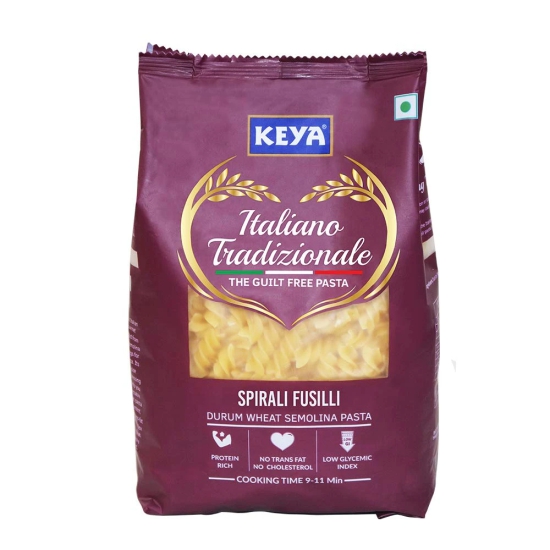 Keya 100% Durum Wheat Fusilli Pasta, 500Gm