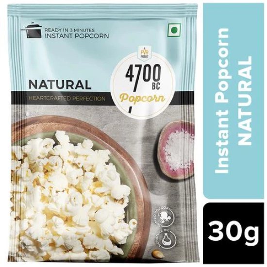 4700 Bc Instant Popcorn Natural Healthy, 30 Gm