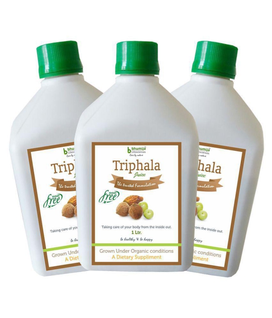 BHUMIJA LIFESCIENCES Triphala juice 3000 ml Pack of 3