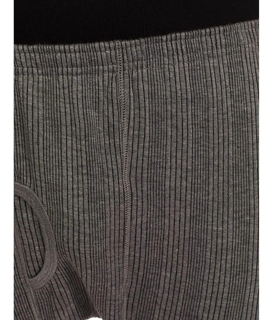 Lux Inferno Charcoal Polyester Mens Thermal Bottoms ( Pack of 1 ) - None