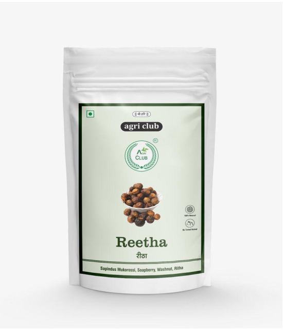 AGRI CLUB Reetha Whole Premium Quality 450 gm