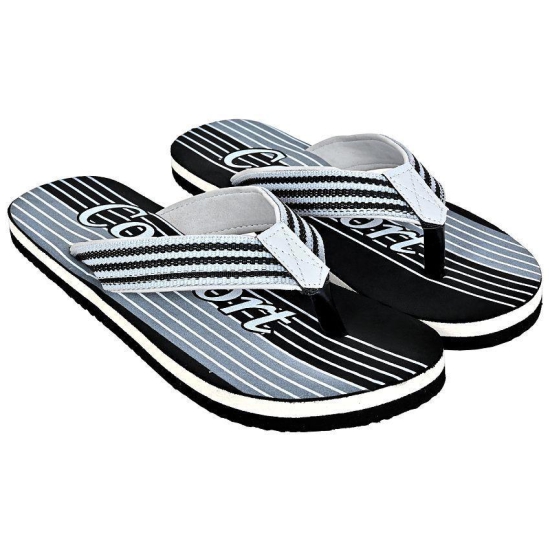 Altek - Grey Mens Thong Flip Flop - None