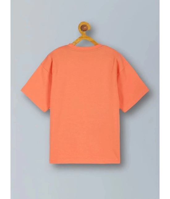 PLUM TREE Orange Cotton Boys T-Shirt & Shorts ( Pack of 1 ) - None