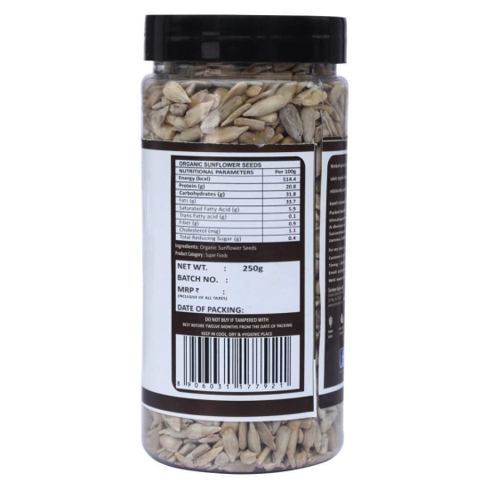 Nimbark's Edible Sunflower Seeds - 250g | Raw Seeds | Diet Food