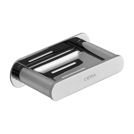 Cera Soap Dish Holder Curve Series F5011106CH - Chrome Finish