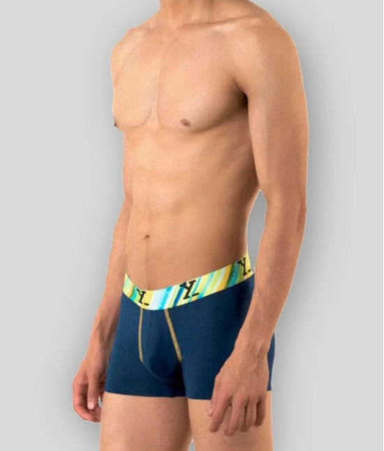 XYXX Pack of 3 Modal Mens Trunks ( Blue ) - M