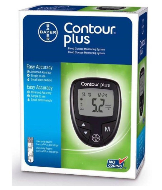 Bayer Contour Plus Blood Glucometer with 50 Strip