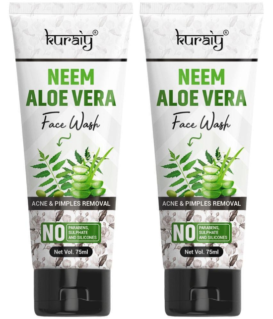 KURAIY - Acne or Blemishes Removal Face Wash For All Skin Type ( Pack of 2 )