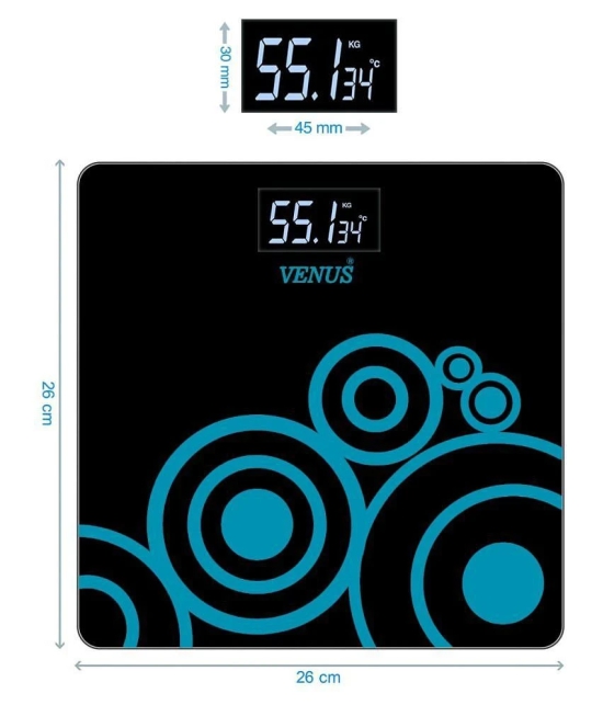 Venus Digital Bathroom Weighing Scales Weighing Capacity - 180 Kg