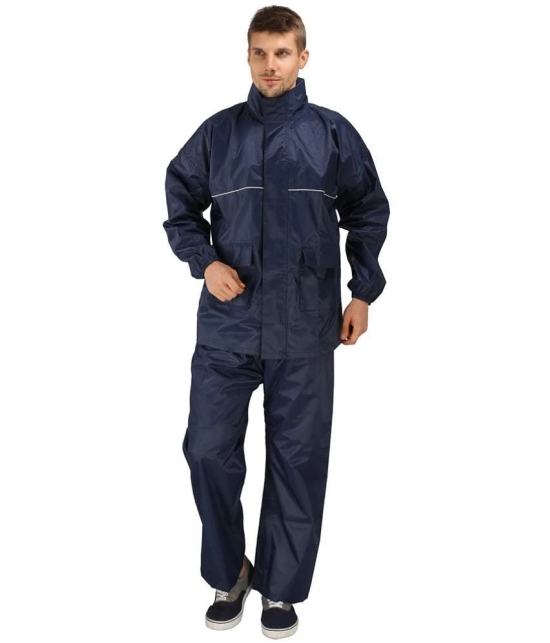 Goodluck Raincoat Set - Navy - None