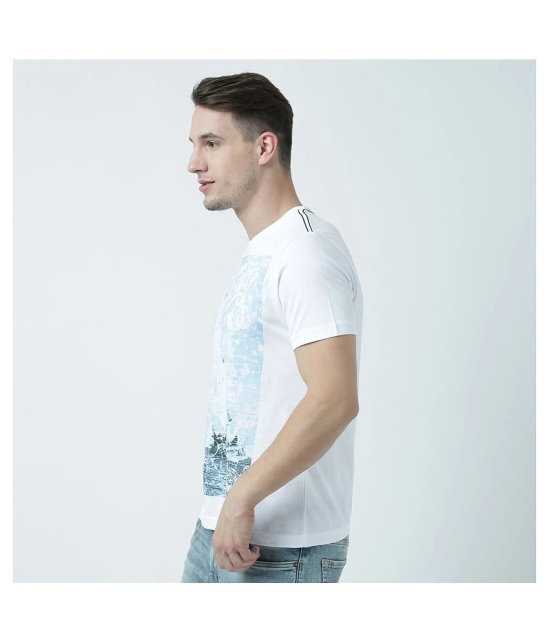 Huetrap cotton White Printed T-Shirt Single Pack - None