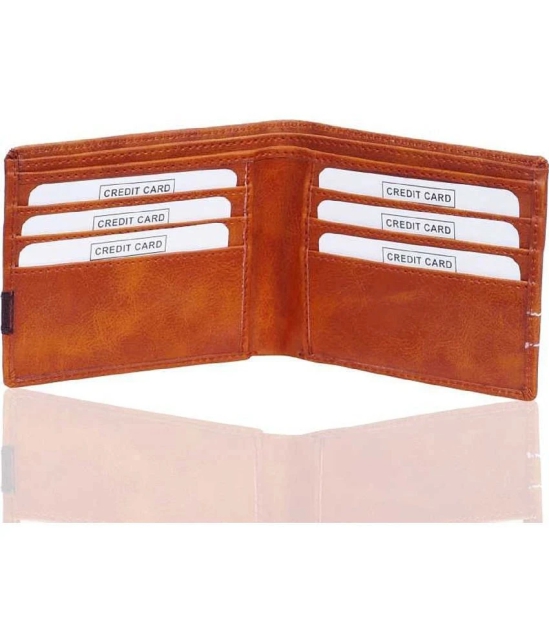 samtroh - PU TAN Mens Regular Wallet ( Pack of 1 ) - Tan