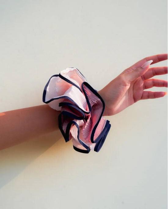 Angel Whisper Scrunchie Combo-Dark Blue