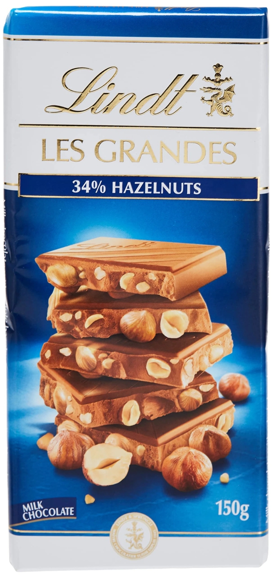 Lindt Grand Hazel Nut Milk, 150 Gm