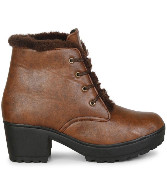 Commander - Brown Women's Ankle Length Boots - None