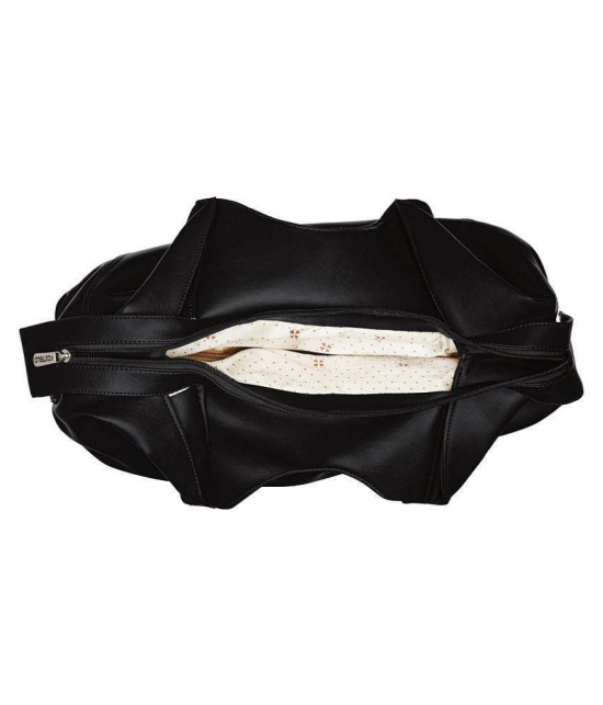 Fostelo Black P.U. Shoulder Bag - Black