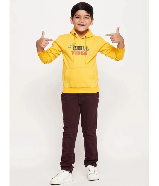 UBX Pack of 1 Boys Fleece Sweatshirt ( Yellow ) - None