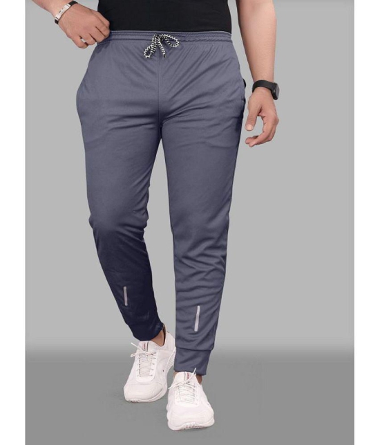 Leavess - Grey Polyester Men's Joggers ( Pack of 1 ) - None