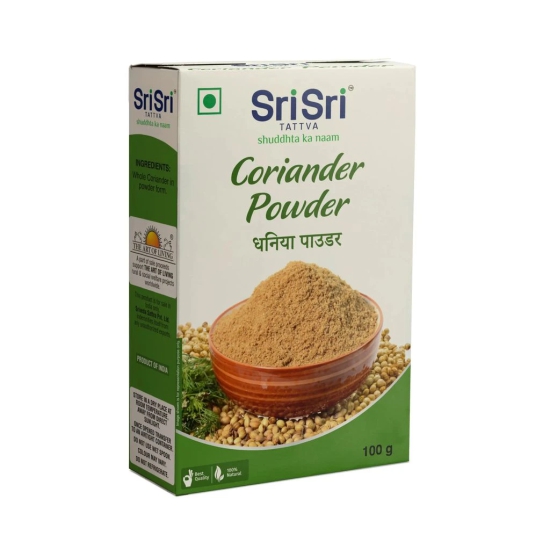 Sri Sri Tattva Daily Masala Combo (Turmeric Powder , Coriander Powder , Black Mustard Seeds, Red Chilli Powder)