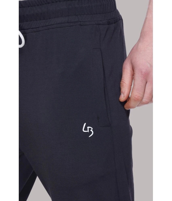 LEEBONEE Black Polyester Blend Mens Trackpants ( Pack of 1 ) - None