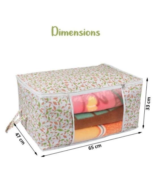 Prettykrafts Underbed Storage Bag, Storage Organizer, Blanket Cover with Side Handles