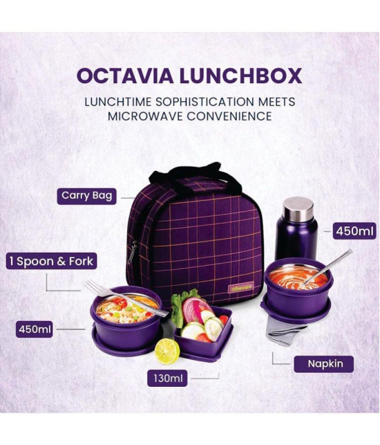 Oliveware Stainless Steel Lunch Box 2 - Container ( Pack of 1 )