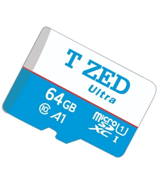 T ZED - 64 GB SD Card 130 - Blue