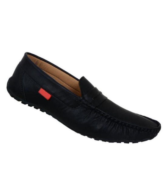 SHOES KINGDOM Black Loafers - 11