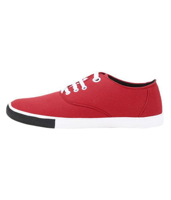 Kzaara 786-RED Sneakers Red Casual Shoes - 9