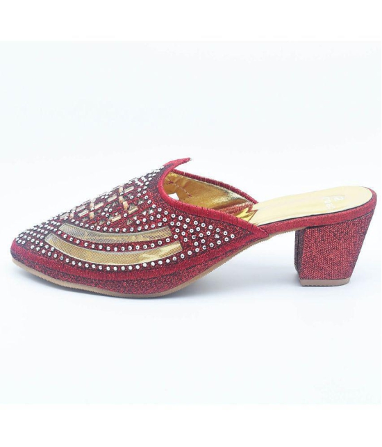 Dream Makers - Red Women''s Mules Heels - None