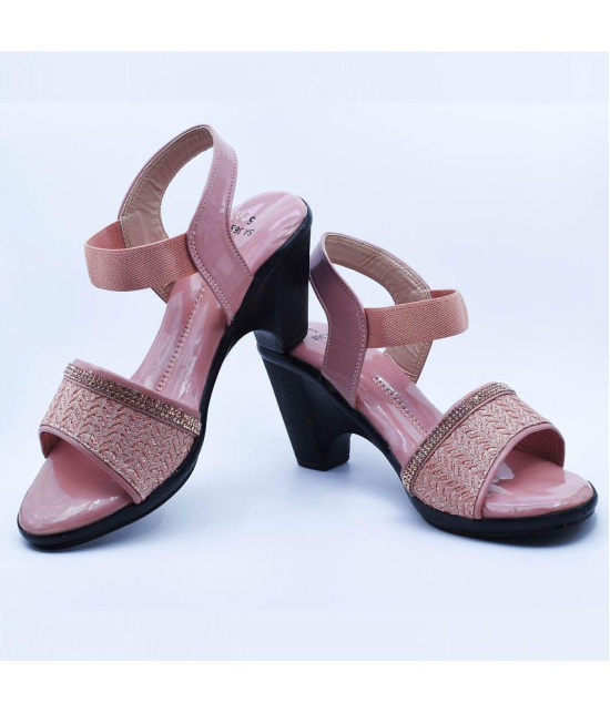 Dream Makers - Pink Women''s Sandal Heels - None